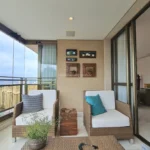 apartamento com vista para as montanhas no vila da serra