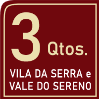 apartamentos 3 quartos vila da serra e vale do sereno