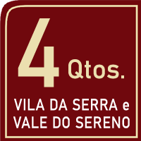 apartamentos 4 quartos no vila da serra e vale do sereno