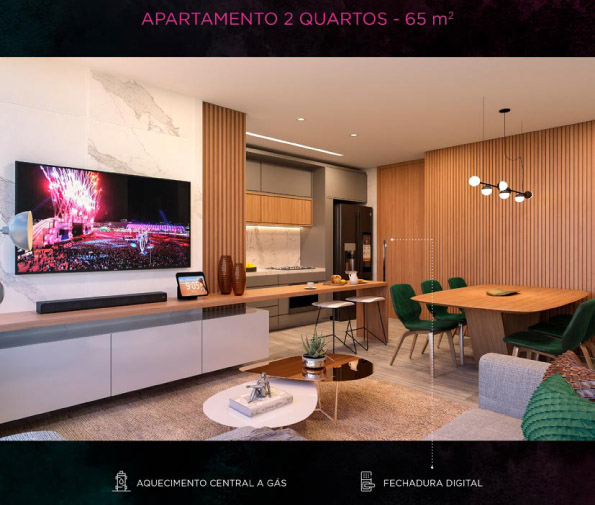 apartamento 2 quartos na planta